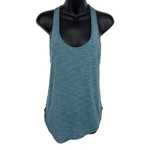 Lululemon Women Racerback Tank Top Blue Heather Small S Athletic Sleeveless EUC